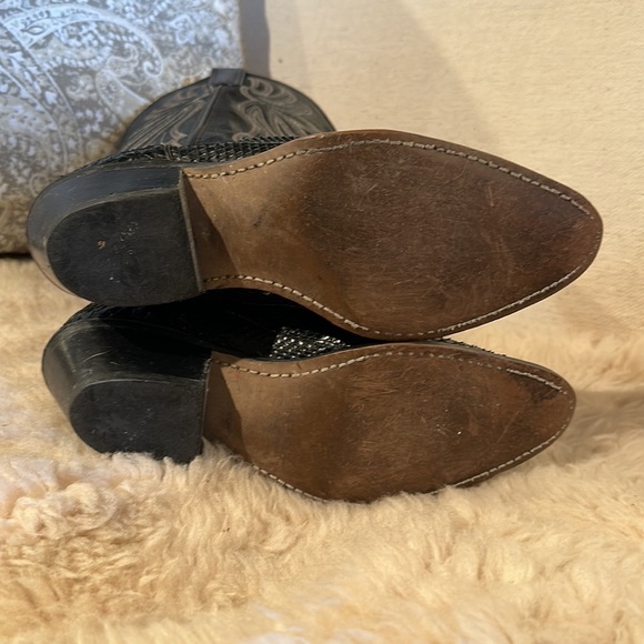Laredo vintage snakeskin western cowboy boot - Picture 6 of 10